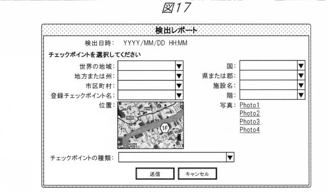 5858305-携帯端末、携帯端末プログラム、チェックポイント管理システム、およびチェックポイント管理方法 図000019