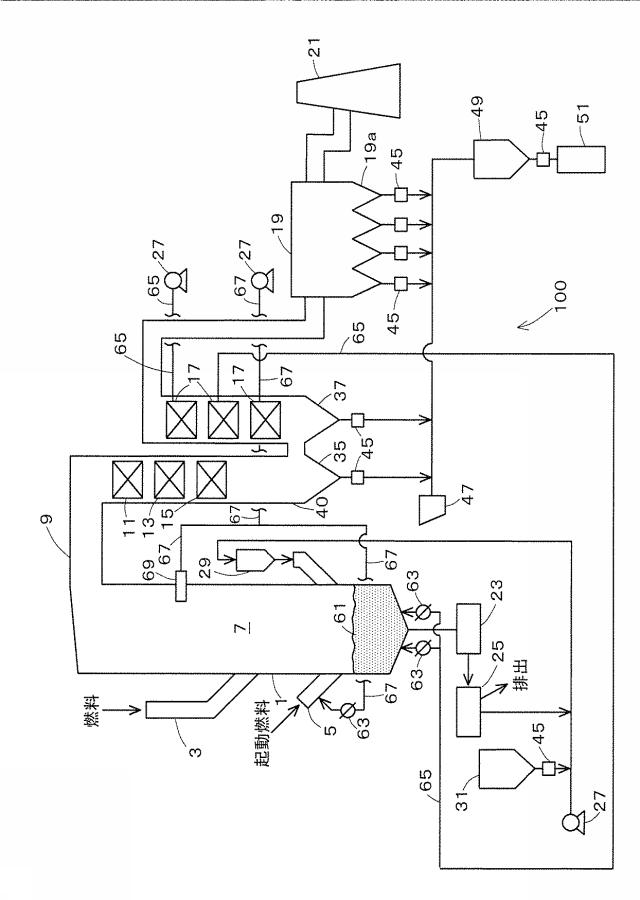 6689523-固体粒子回収装置及び流動層ボイラ設備 図000019