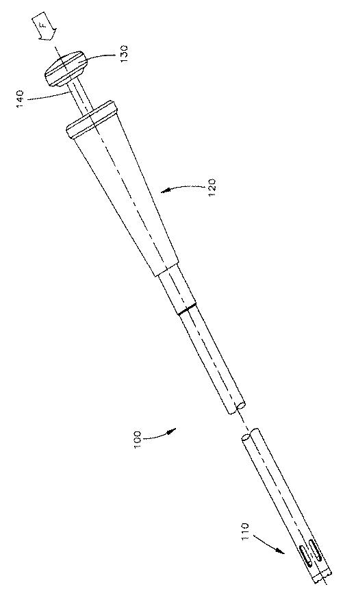 5677850-タックを患者の骨にインパクト駆動で打ち込むための結合体 図000020