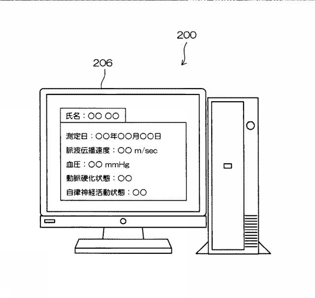 6072893-脈波伝播速度の測定方法、その測定方法を用いた測定システムの作動方法及び脈波伝播速度の測定システム並びに撮像装置 図000020