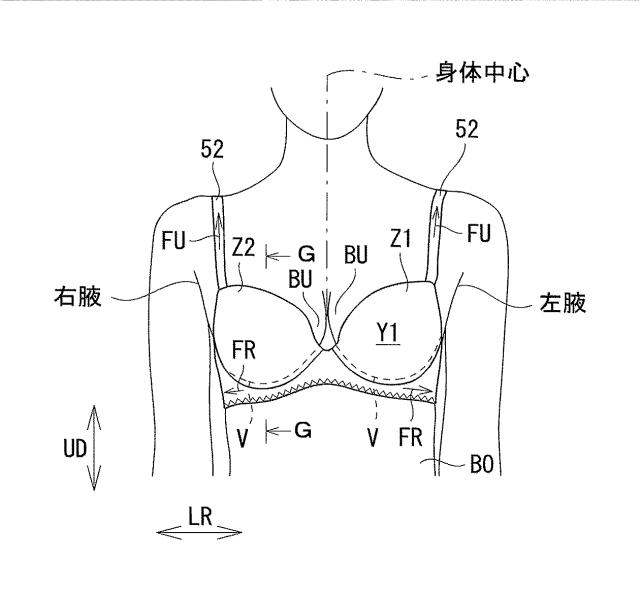 6874237-カップ部用樹脂ワイヤー、及びカップ部付き衣類 図000022
