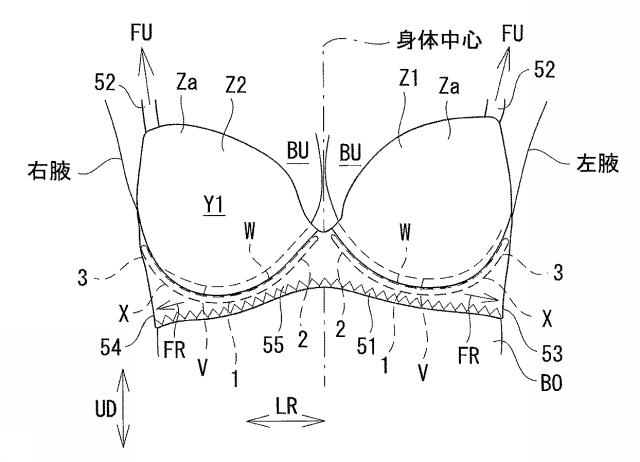 6874237-カップ部用樹脂ワイヤー、及びカップ部付き衣類 図000023