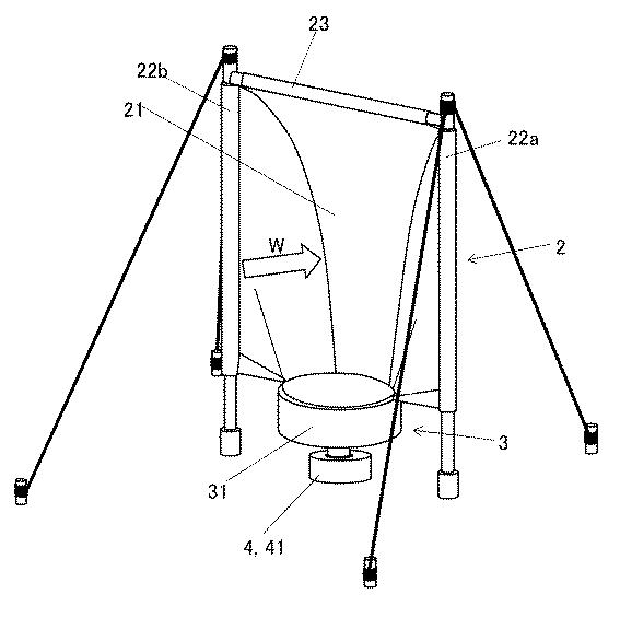 6789544-回転体及び風力回転装置並びに風力発電装置、風力水循環装置、風力曝気装置 図000024