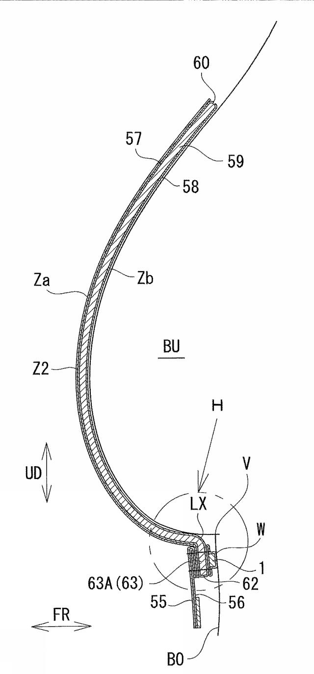 6874237-カップ部用樹脂ワイヤー、及びカップ部付き衣類 図000025