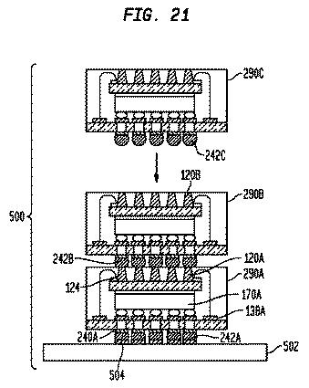 6027966-エリアアレイユニットコネクタを備えるスタック可能モールド超小型電子パッケージ 図000026