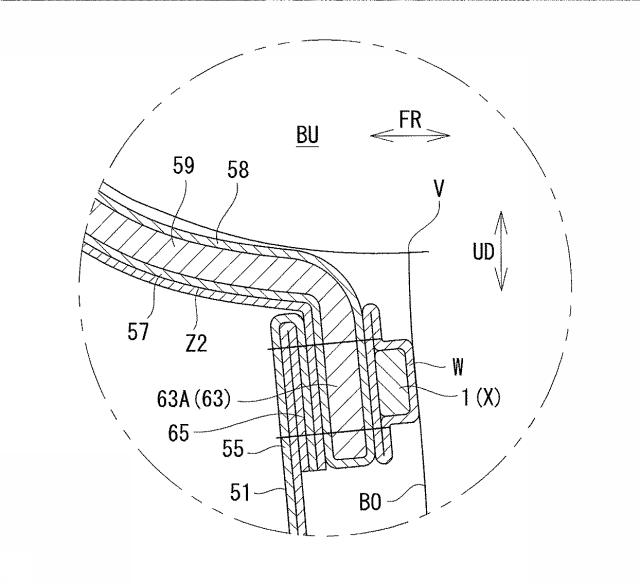 6874237-カップ部用樹脂ワイヤー、及びカップ部付き衣類 図000026