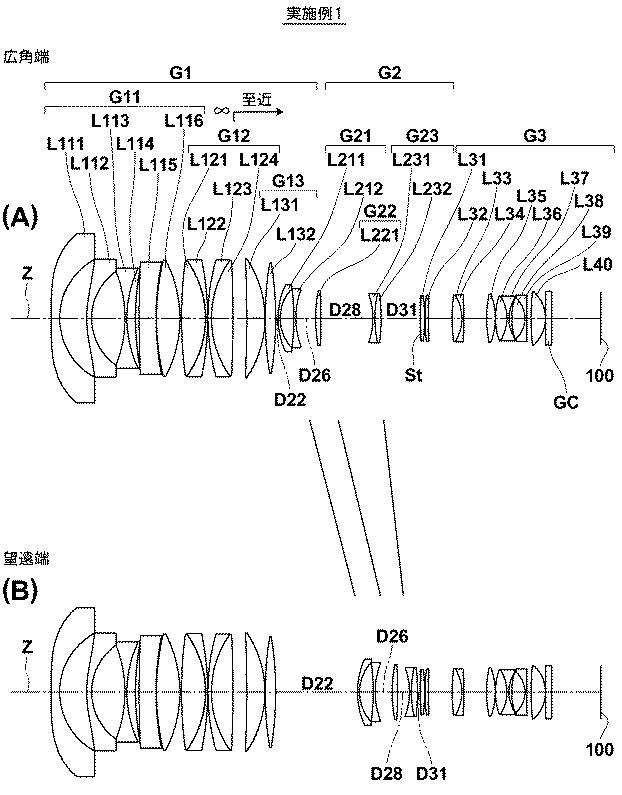 6128386-ズームレンズおよび撮像装置 図000027