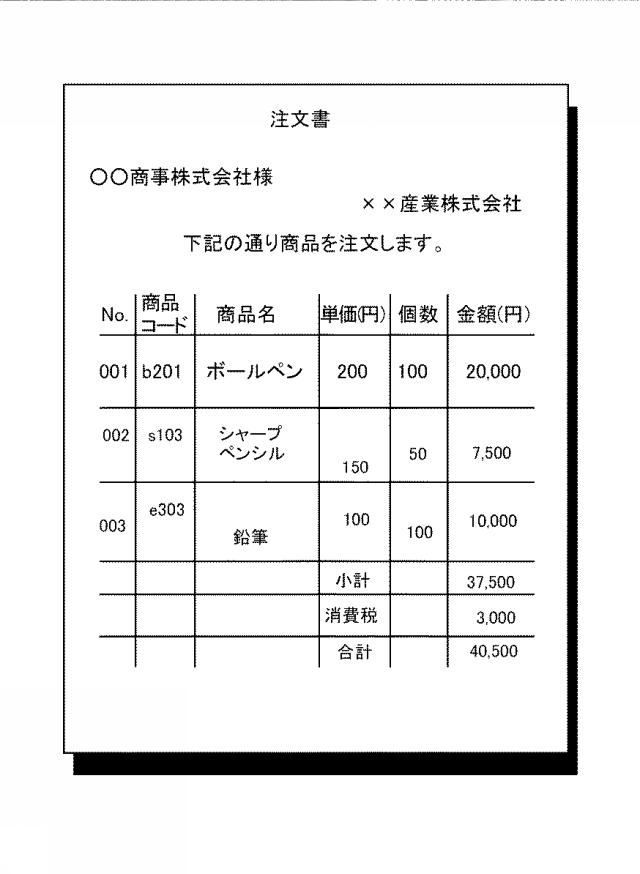 6406653-表認識処理装置 図000027