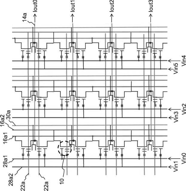 6833873-不揮発性メモリアレイを使用したディープラーニングニューラルネットワーク分類器 図000027