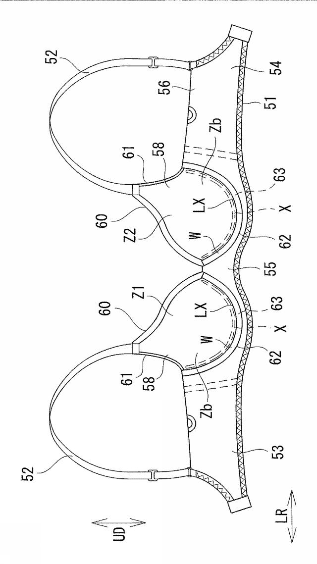6874237-カップ部用樹脂ワイヤー、及びカップ部付き衣類 図000028
