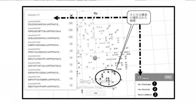 6883664-大規模データベース内で論じられる化学構造の類似性に従って大規模データベースで利用可能な情報を検索及び表示するためのシステム 図000028