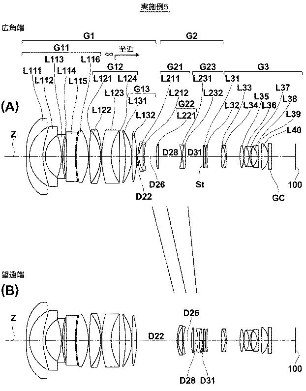 6128386-ズームレンズおよび撮像装置 図000031