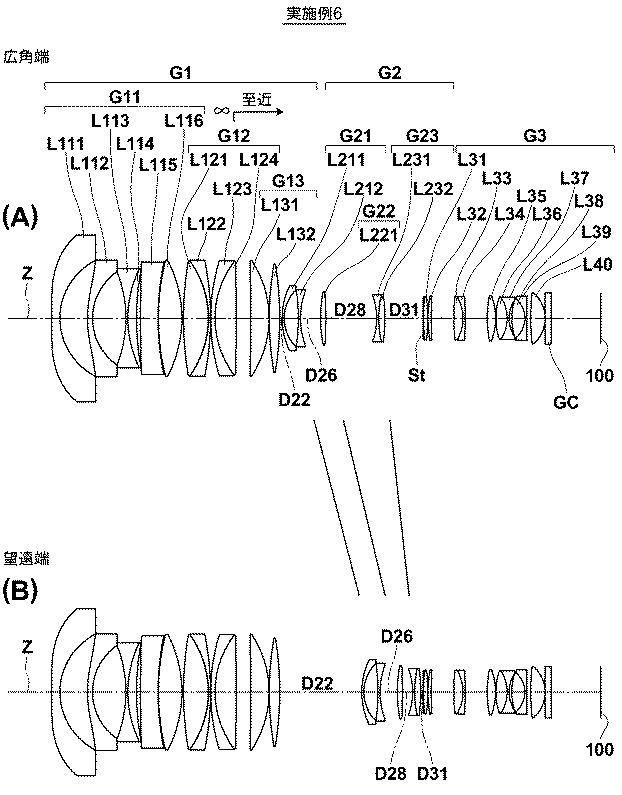 6128386-ズームレンズおよび撮像装置 図000032