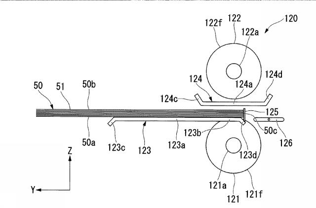 6816948-テープの剥離方法、紙葉類の綴じ方法、紙葉類の綴じ装置及び粘着テープ 図000035