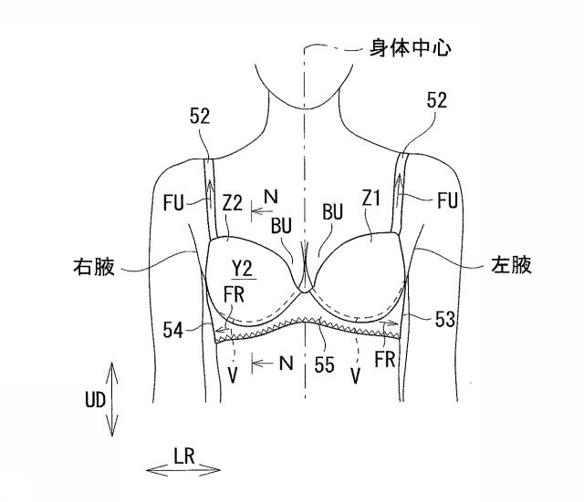 6874237-カップ部用樹脂ワイヤー、及びカップ部付き衣類 図000036