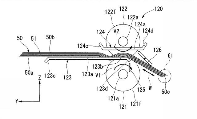 6816948-テープの剥離方法、紙葉類の綴じ方法、紙葉類の綴じ装置及び粘着テープ 図000038