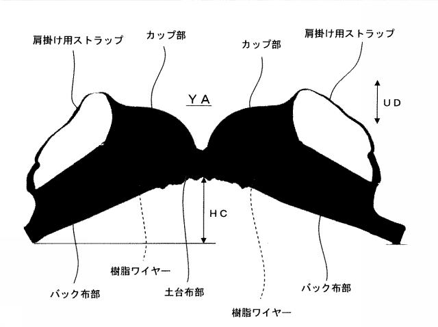 6874237-カップ部用樹脂ワイヤー、及びカップ部付き衣類 図000041