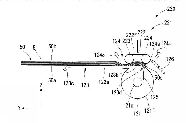 6816948-テープの剥離方法、紙葉類の綴じ方法、紙葉類の綴じ装置及び粘着テープ 図000052