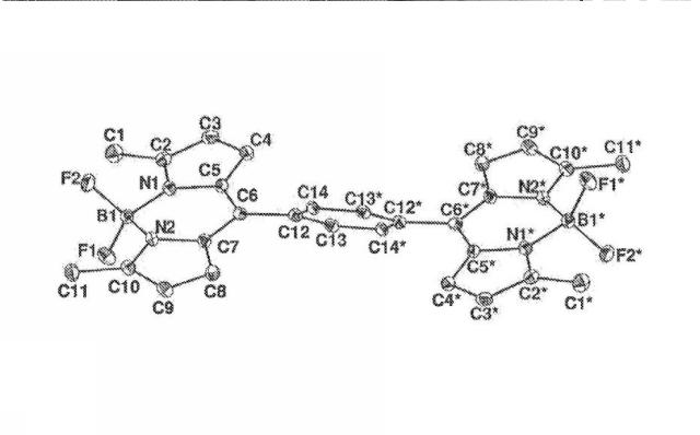 6339561-光起電力のためのジピリン系材料、極性媒体中で対称性破壊性分子内電荷移動が可能な化合物およびこれを含む有機光起電力デバイス 図000067