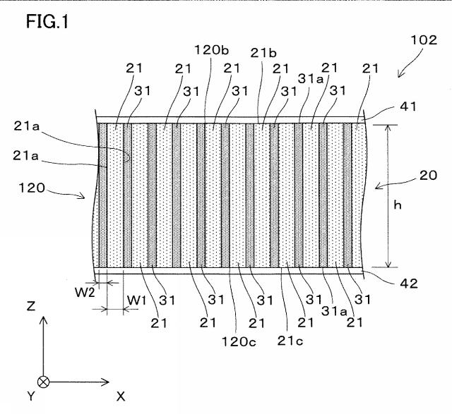 WO2018164047-圧電部材、超音波発振素子、超音波プローブ、超音波診断装置、及び圧電部材の製造方法 図000004