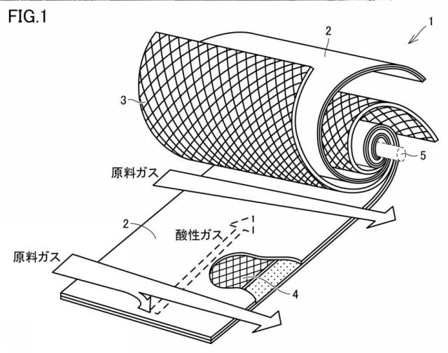 WO2019065493-スパイラル型ガス分離膜エレメント、ガス分離膜モジュール、及びガス分離装置 図000004