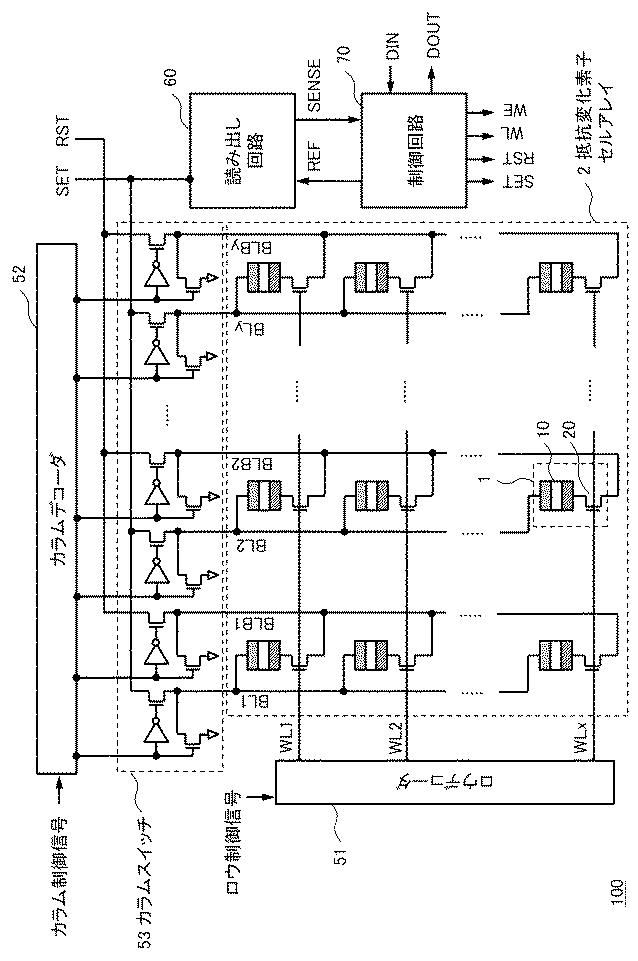 WO2019082860-抵抗変化素子の書換え方法、および抵抗変化素子を用いた不揮発性記憶装置 図000007