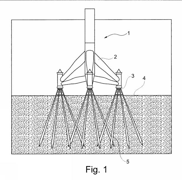 2015509155-低ノイズレベルで設置することのできる、洋上プラント、特に洋上風力タービン用の基礎構造およびその設置方法 図000003