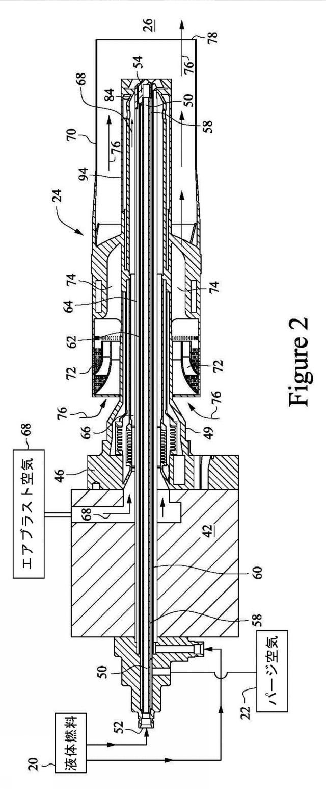 2015505596-ガスタービンの液体燃料ノズルおよびガスタービンの燃焼器に燃料を注入する方法 図000004