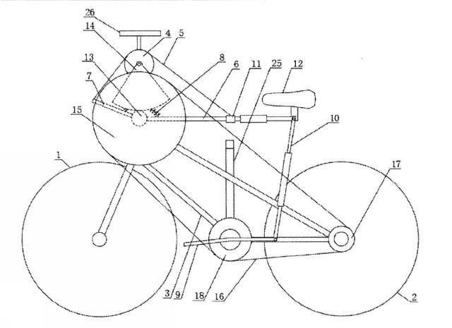 2021523857-速度調整可能な省力化された自転車 図000004