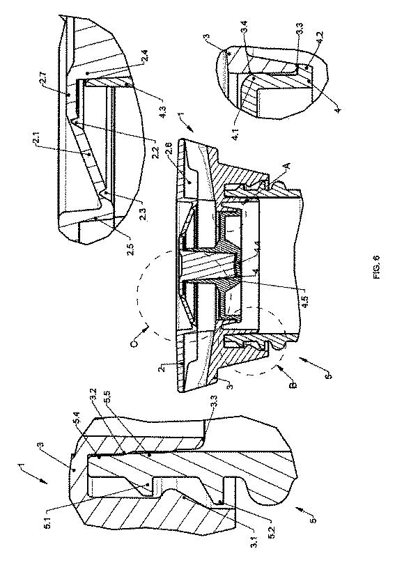2020525360-空気経路と自動開封を伴うシール保証とを統合して具備する注液プラグを備えた液体用容器 図000008