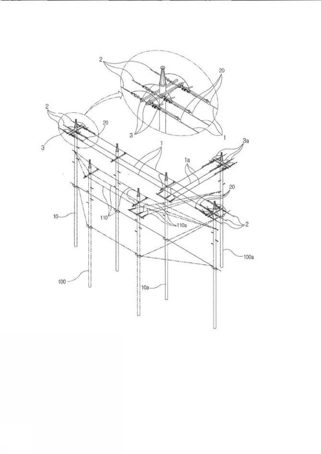 2020504593-絶縁活線張線器とバイパスジャンパーケーブルを用いて電柱径間内電線を分離して死線状態で区間内作業を行う無停電配電工法 図000009