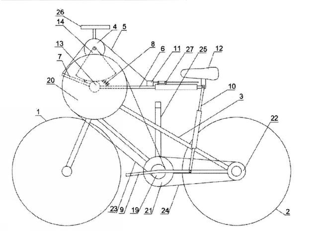 2021523857-速度調整可能な省力化された自転車 図000009