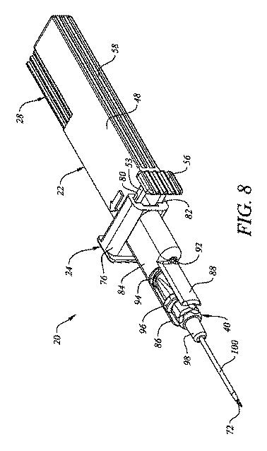 2021519631-引込み可能な針と、横方向にオフセットされた付勢要素と、針引込みキャビティとを有するＩＶカテーテル 図000010