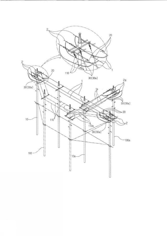 2020504593-絶縁活線張線器とバイパスジャンパーケーブルを用いて電柱径間内電線を分離して死線状態で区間内作業を行う無停電配電工法 図000012