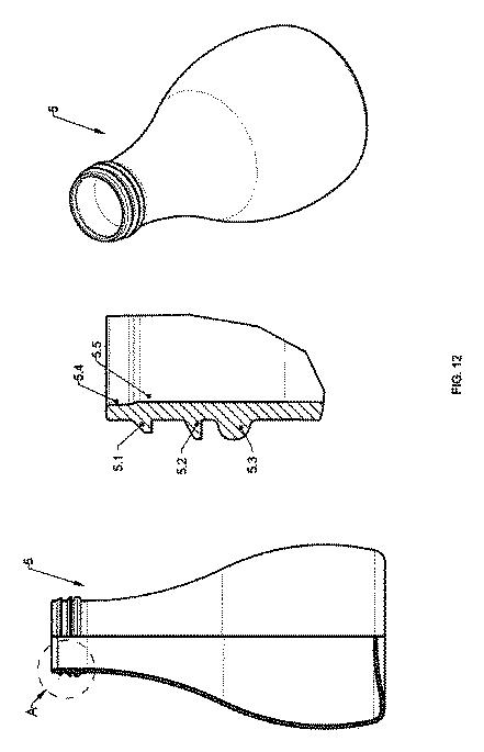 2020525360-空気経路と自動開封を伴うシール保証とを統合して具備する注液プラグを備えた液体用容器 図000014