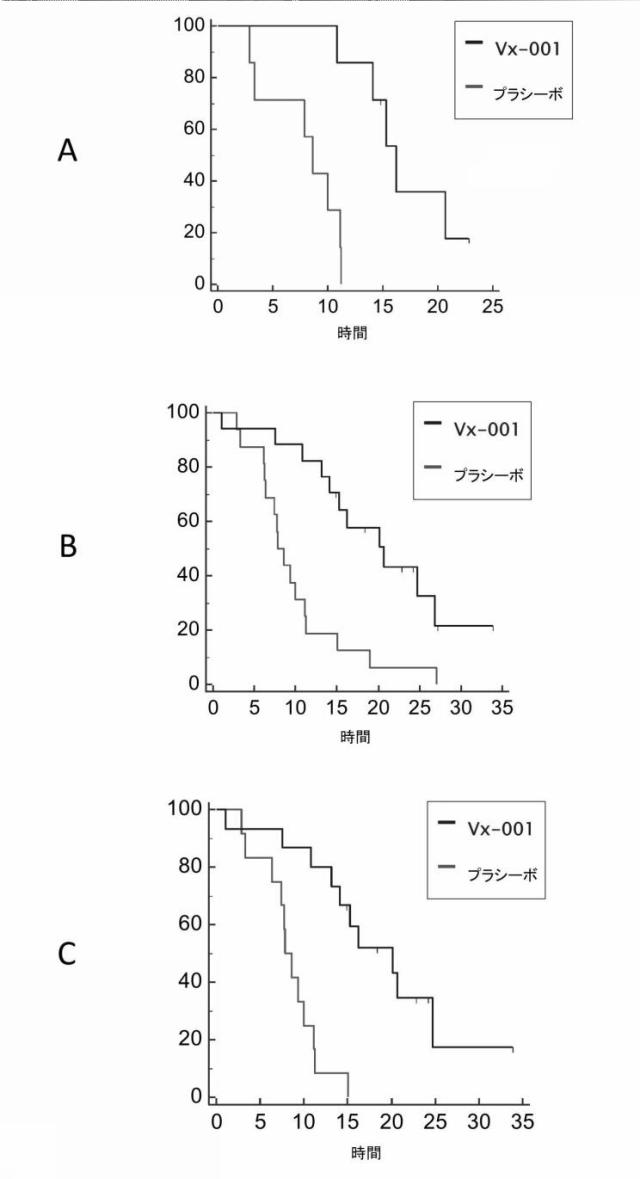 2020519613-ＴＥＲＴを発現する非免疫原性腫瘍を有するＨＬＡ−Ａ＊０２０１陽性患者における癌を処置するための潜在性ＴＥＲＴエピトープを標的するワクチンの使用 図000016