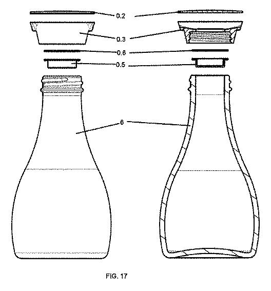 2020525360-空気経路と自動開封を伴うシール保証とを統合して具備する注液プラグを備えた液体用容器 図000019