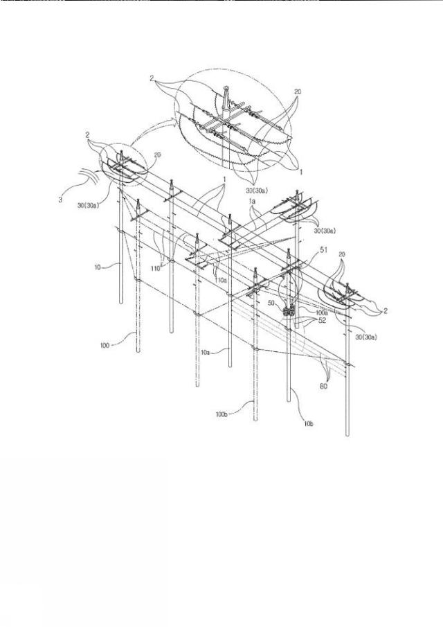 2020504593-絶縁活線張線器とバイパスジャンパーケーブルを用いて電柱径間内電線を分離して死線状態で区間内作業を行う無停電配電工法 図000025