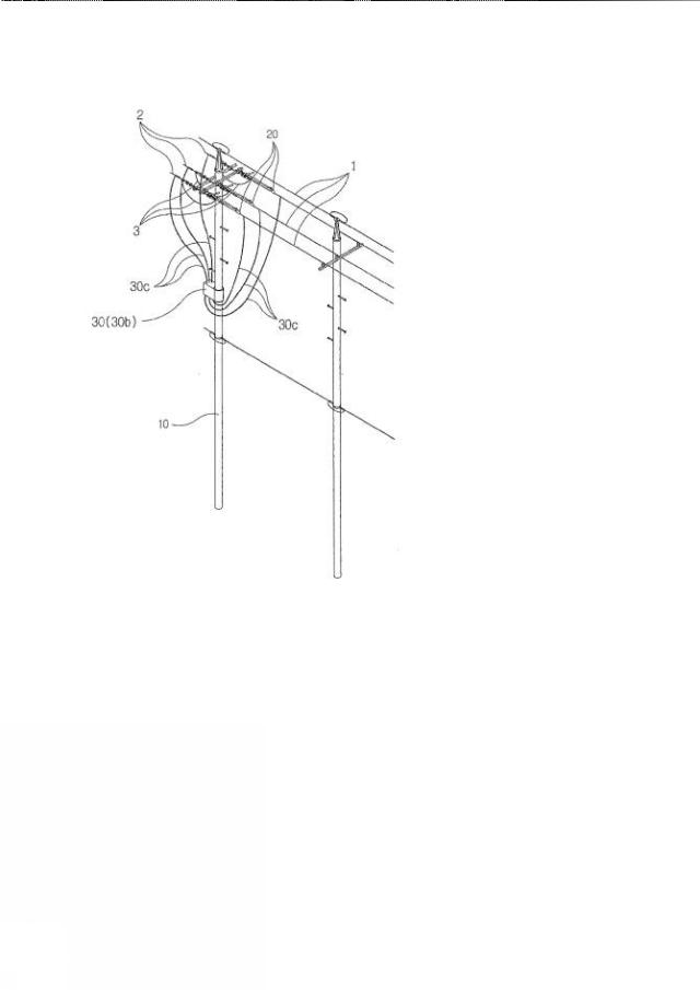 2020504593-絶縁活線張線器とバイパスジャンパーケーブルを用いて電柱径間内電線を分離して死線状態で区間内作業を行う無停電配電工法 図000031